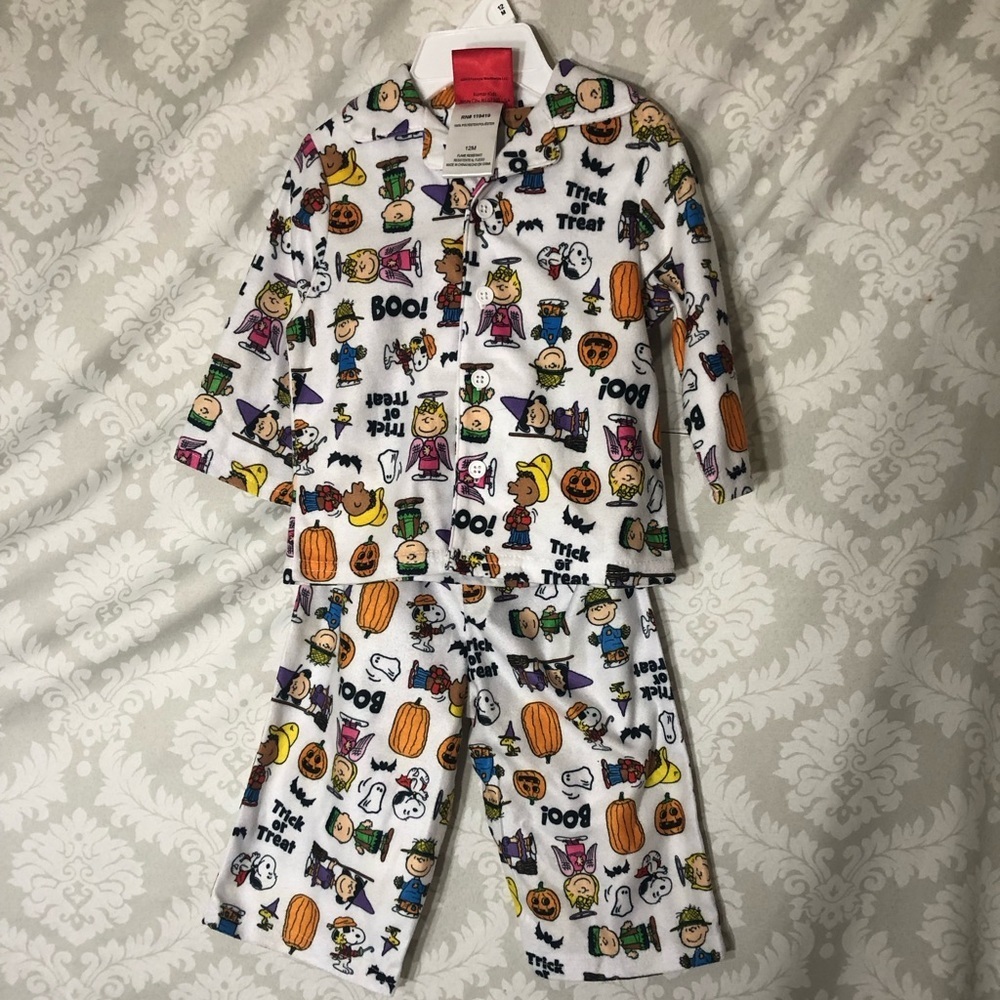 Peanuts Halloween Pajama Set Infant 12